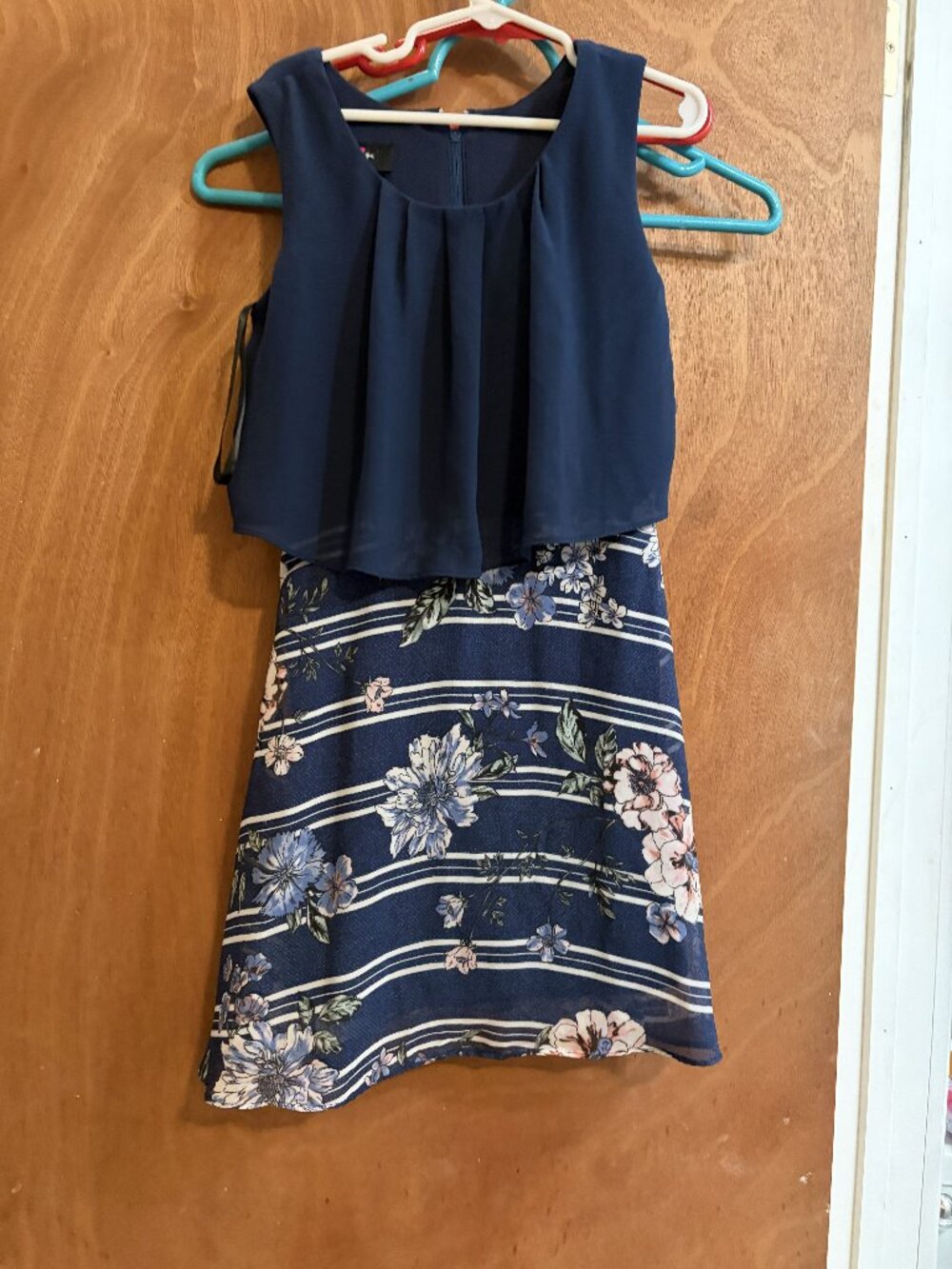 iGirl Kids' Navy and Blue Dress